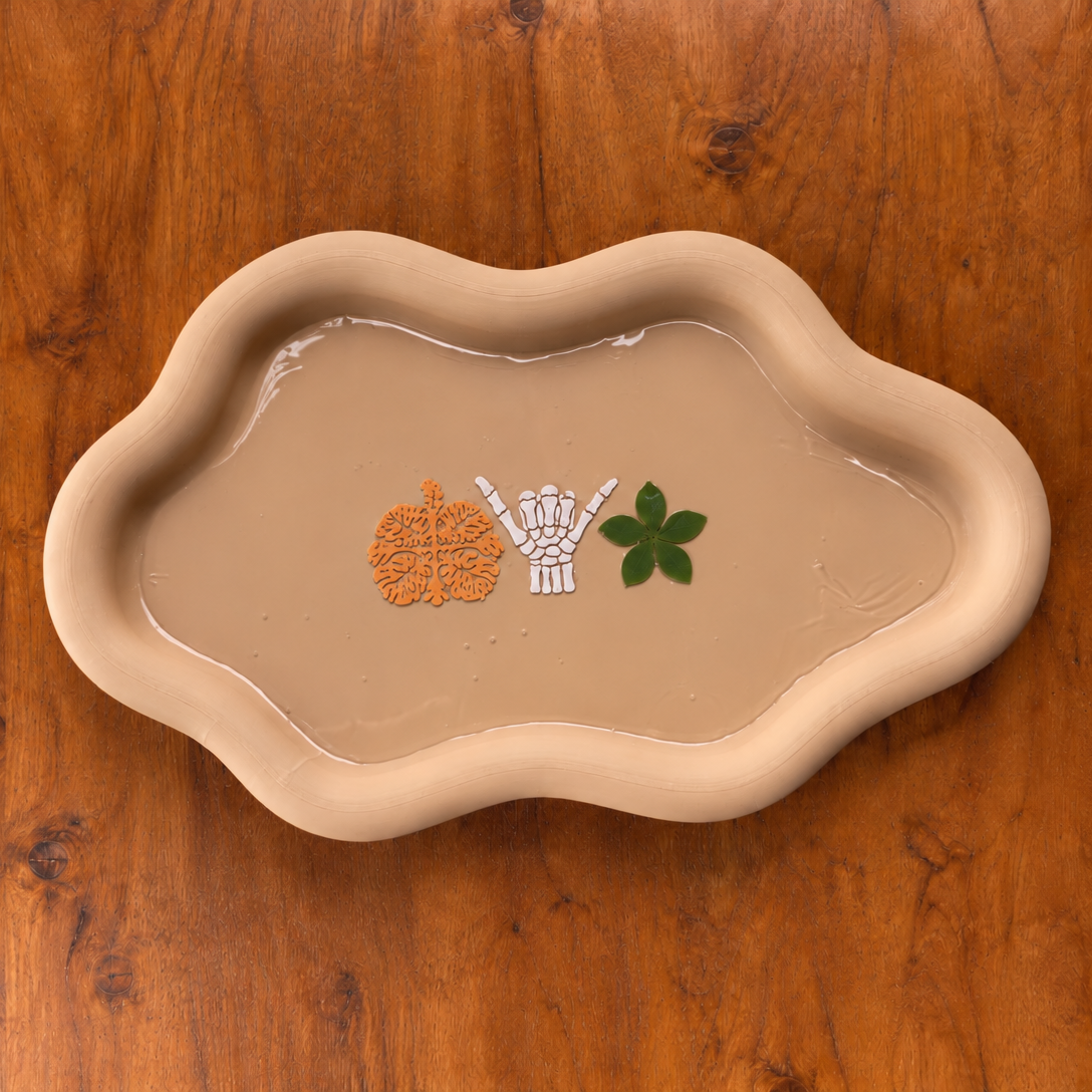 Pumpkin, Shaka & Pua Tray