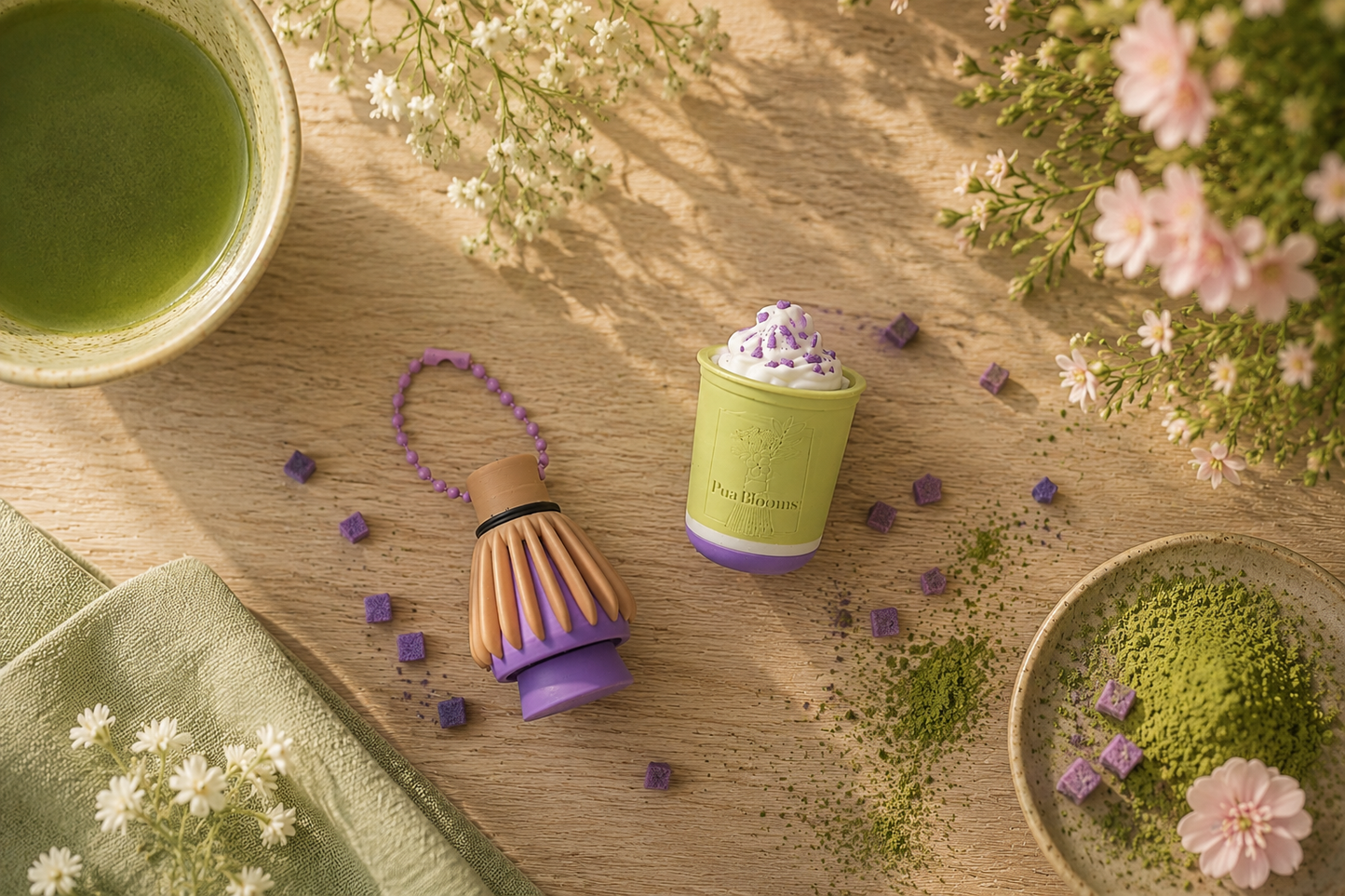 Pua Blooms Matcha Clickers Set Blind Box