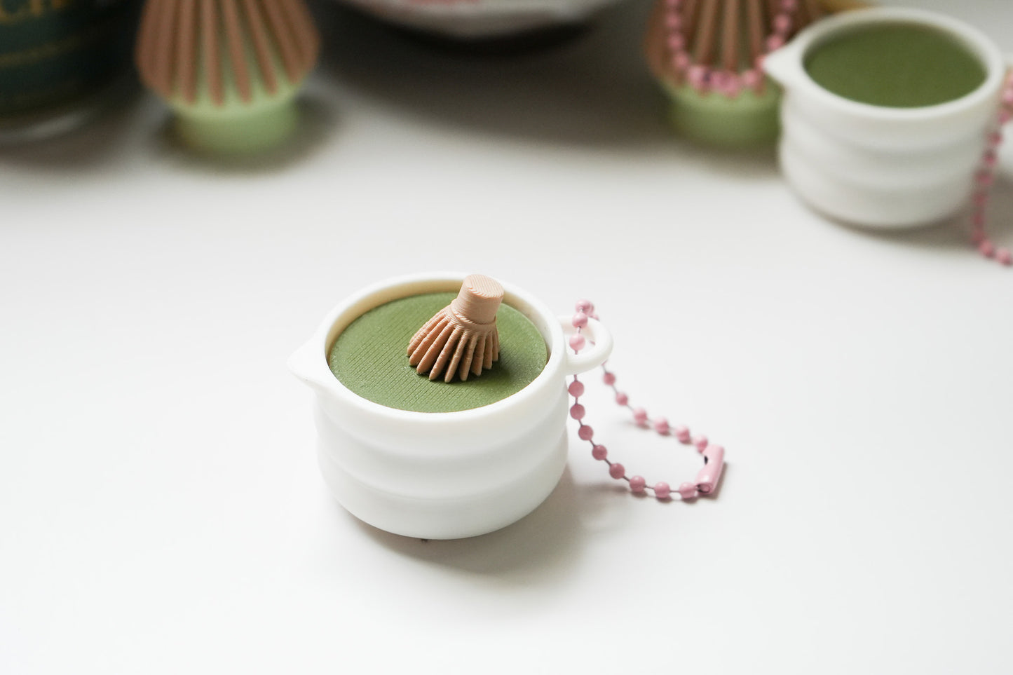 Mini Chasen Matcha Bowl Keychain