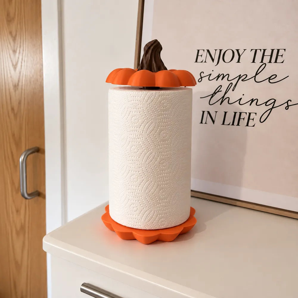 Pumpkin Paper Towel Roll Holder