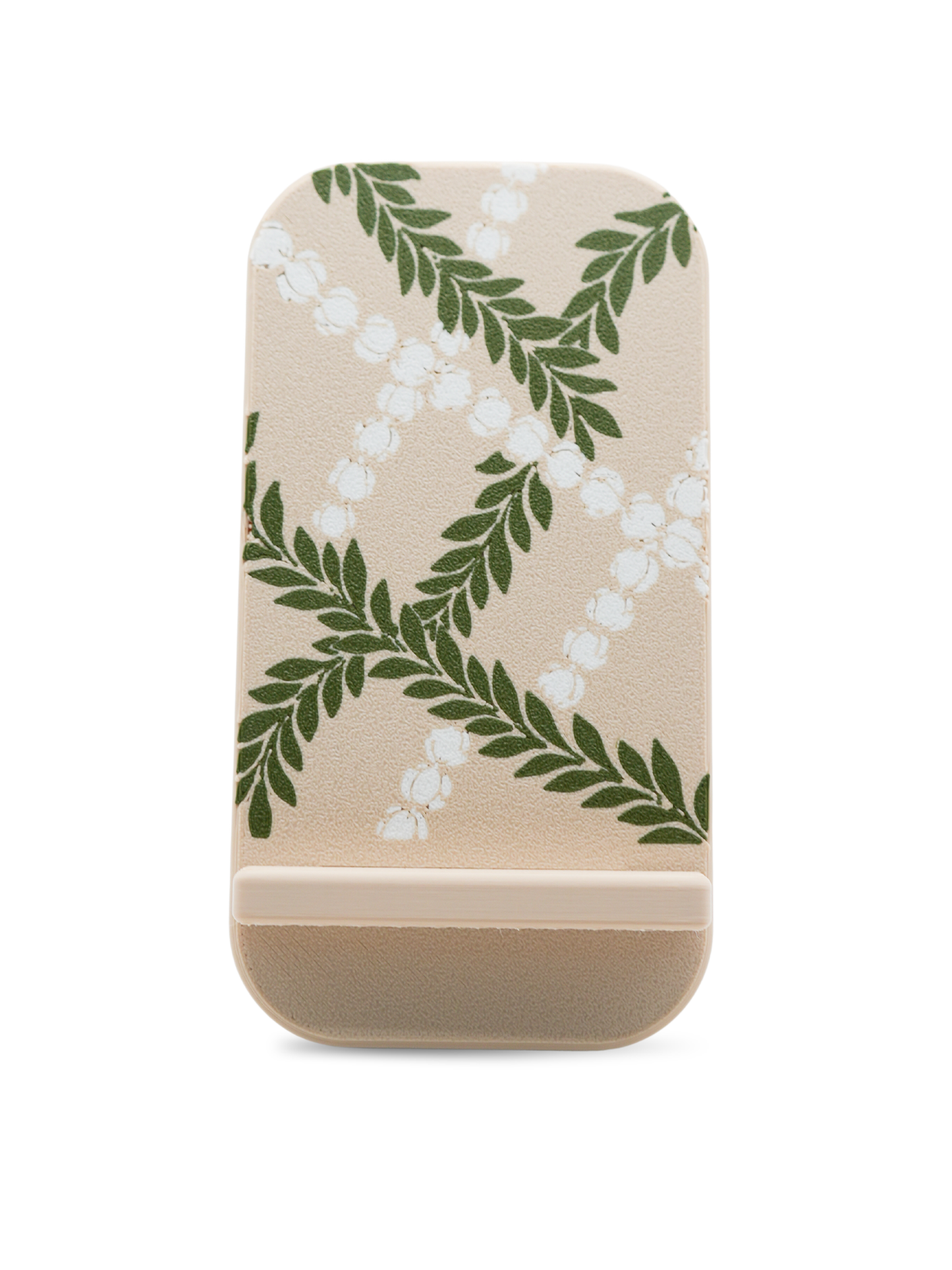 Ti Leaf & Pikake Lei Phone Holder