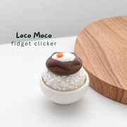 Loco Moco Clicker with keychain