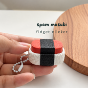 Spam Musubi Clicker with keychain