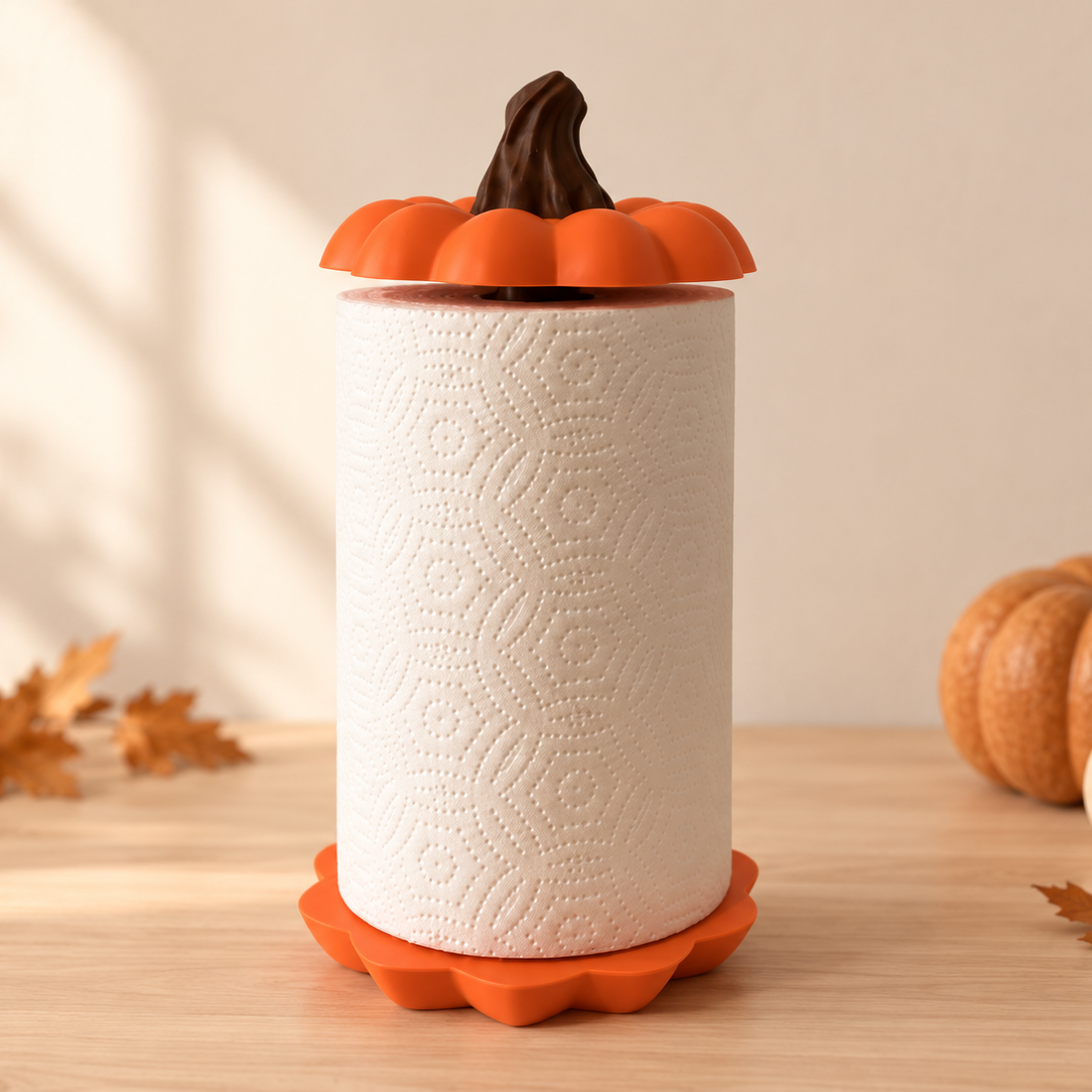 Pumpkin Paper Towel Roll Holder