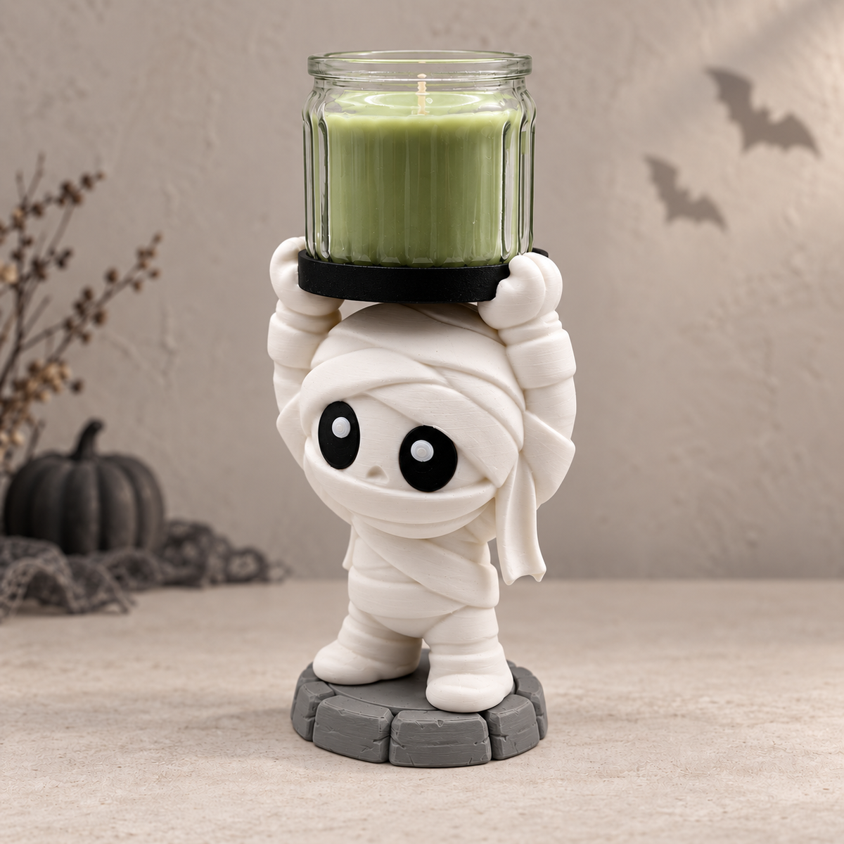 Mummy Candle Holder