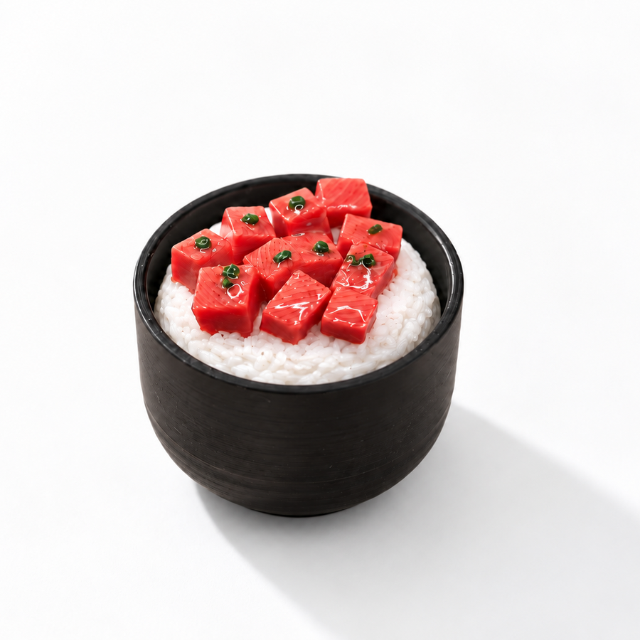 Ahi Poke Bowl Clicker with keychain