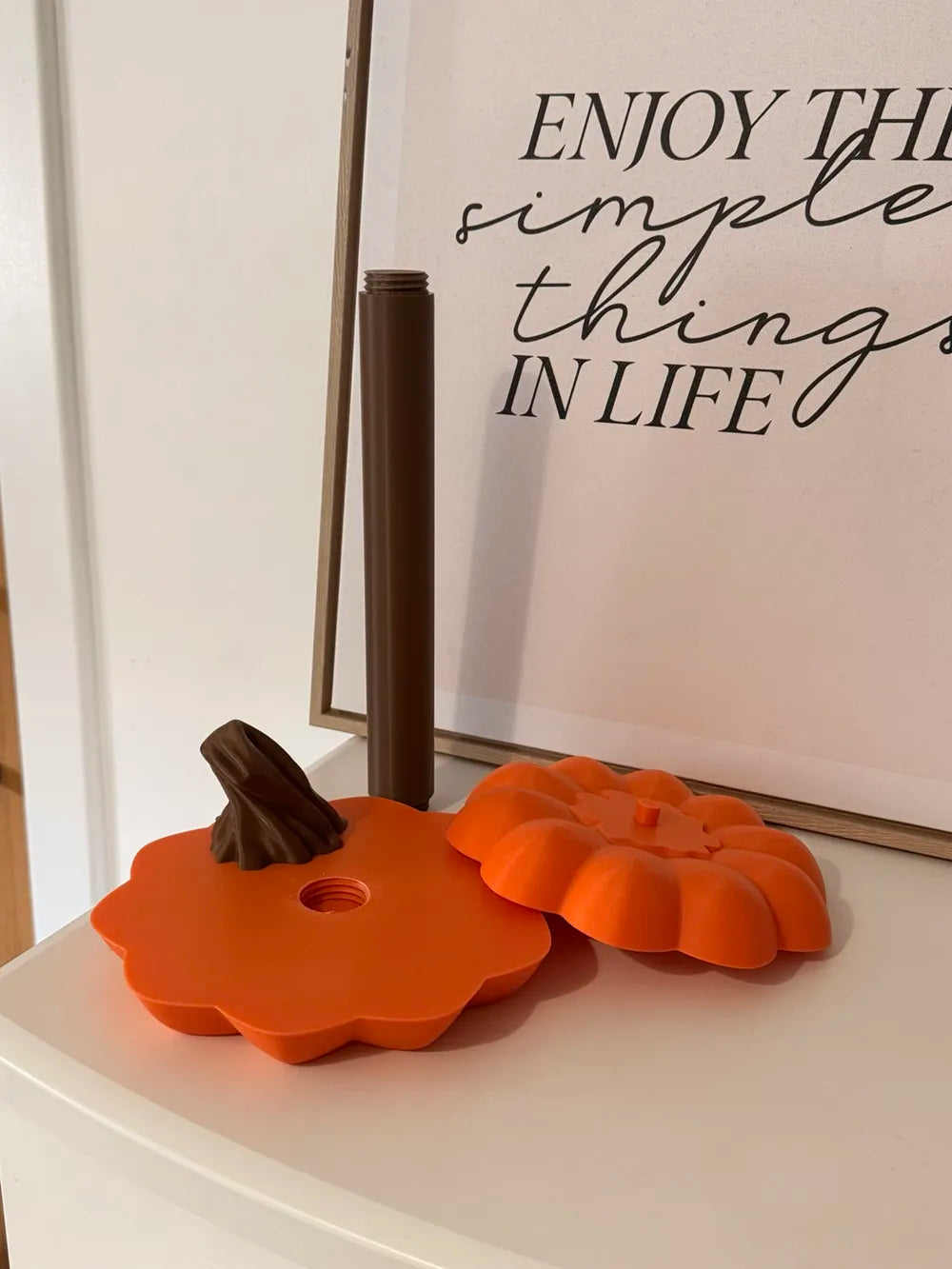 Pumpkin Paper Towel Roll Holder