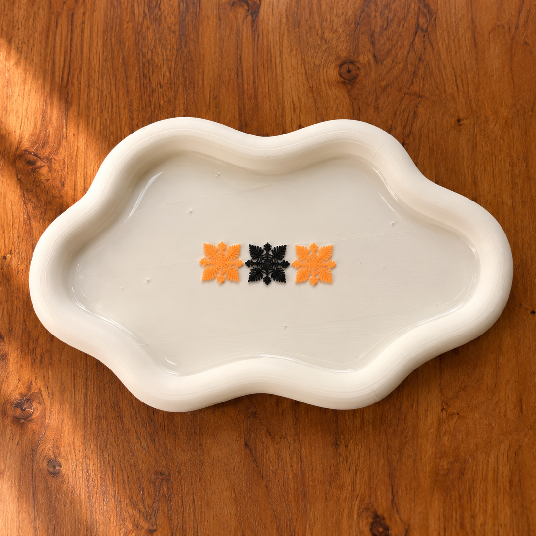 Web Quilt Trio Tray