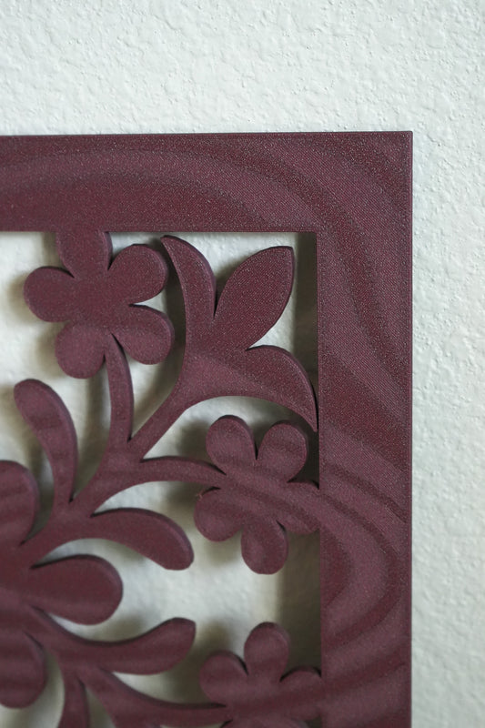 Wall Art - Rose Wood Set of 4