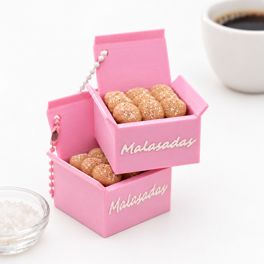 Malasadas Clicker with Keychain