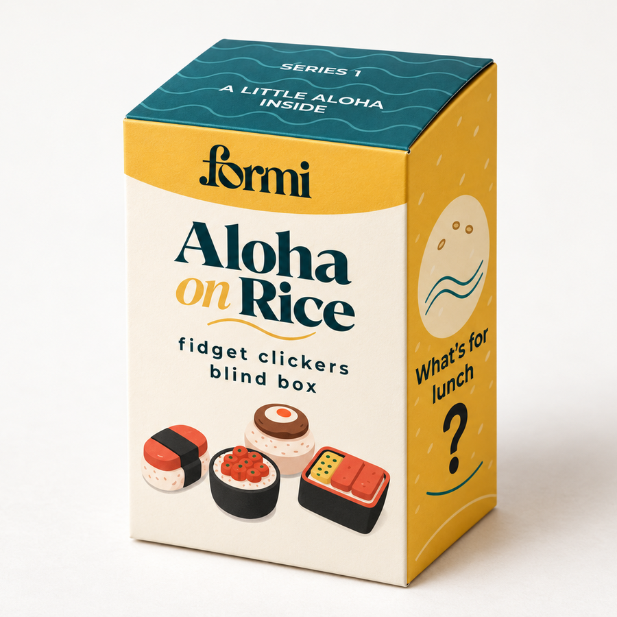 Aloha on Rice Fidget Clicker Blind Box