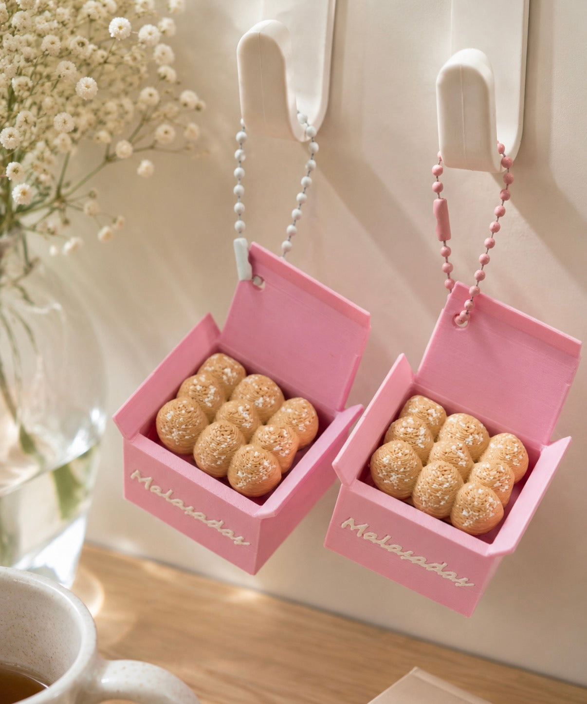 Malasadas Clicker & Keychain