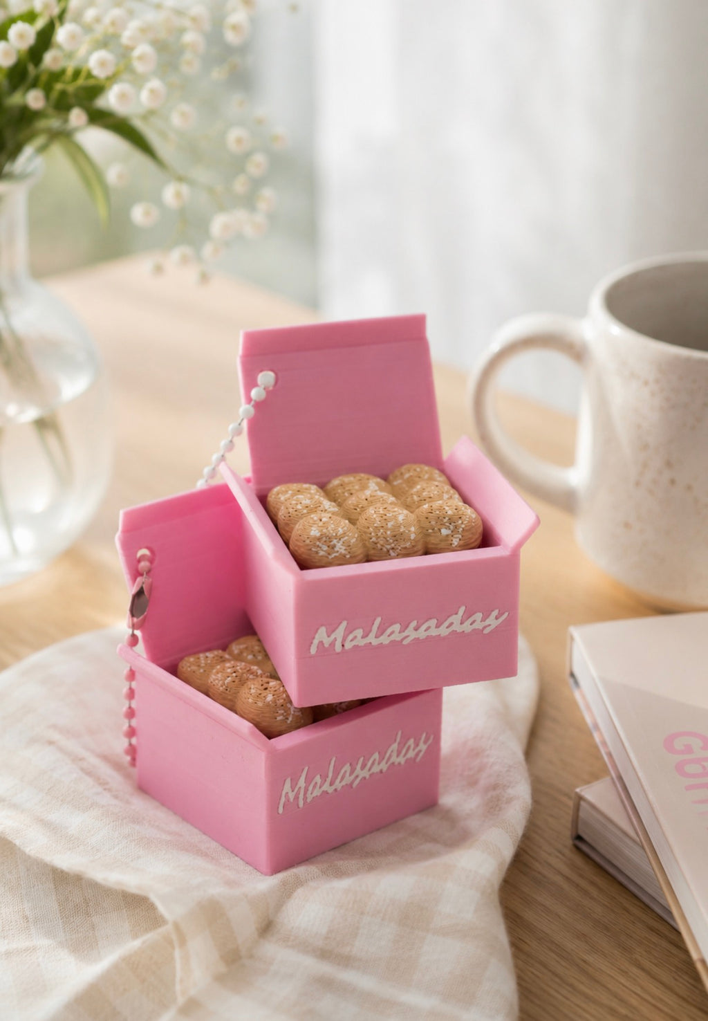 Malasadas Clicker & Keychain