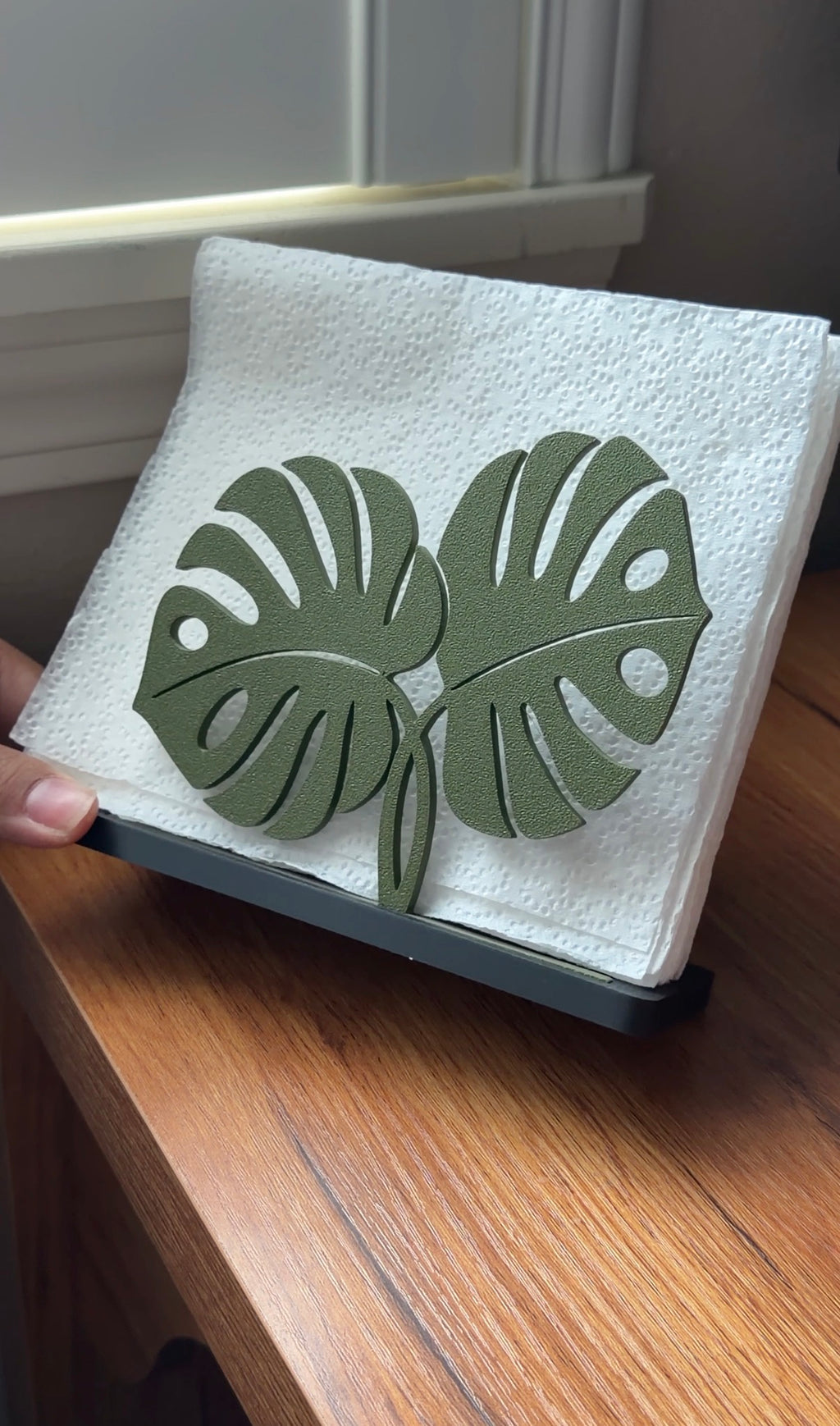 Monstera Napkin Holder