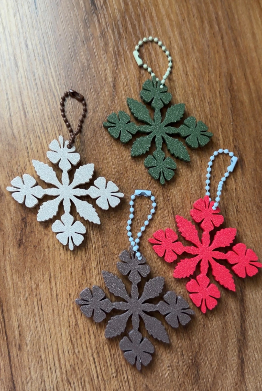 Hibiscus Hawaiian Quilt Keychains