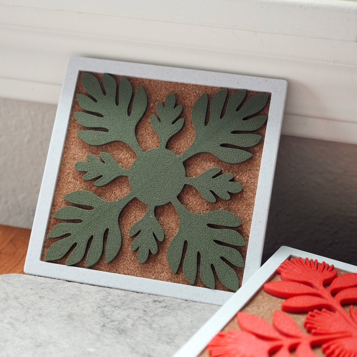 Hawaiian Quilt Coasters