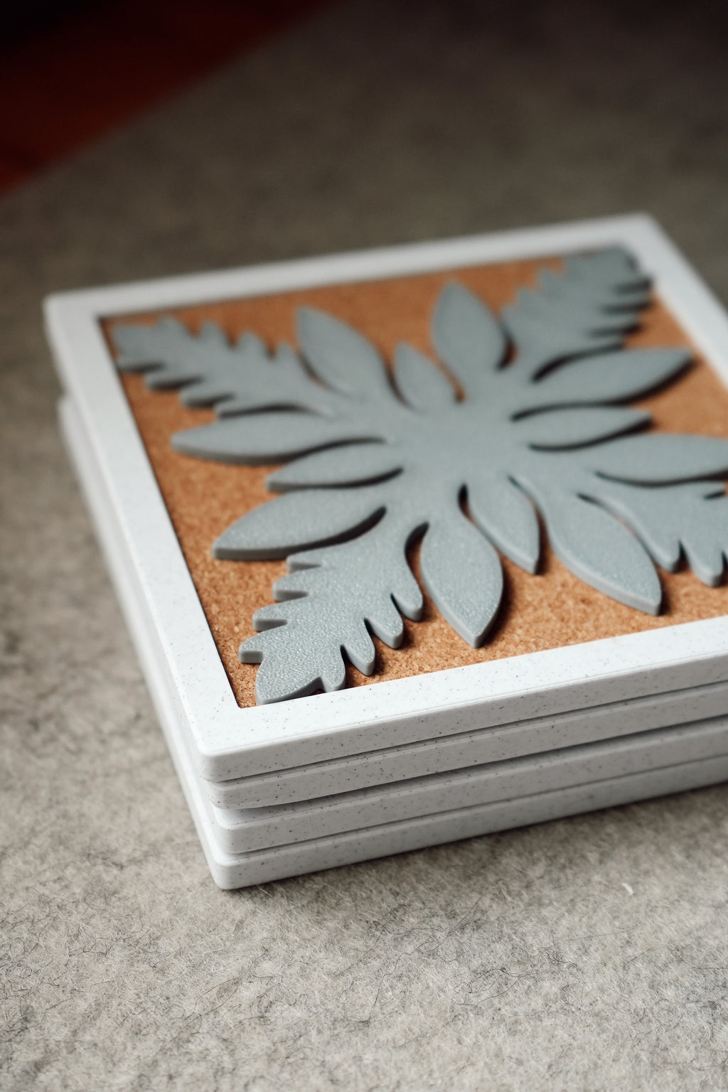 Hawaiian Quilt Coasters Marble