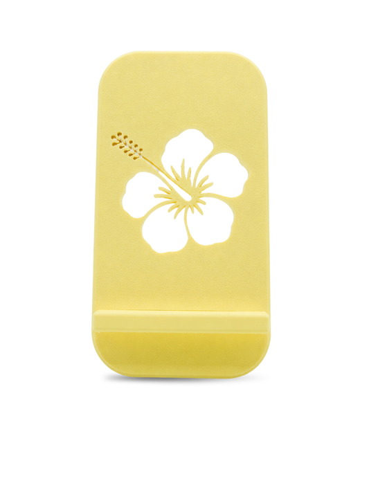 Hibiscus Cut-Out Phone Holder