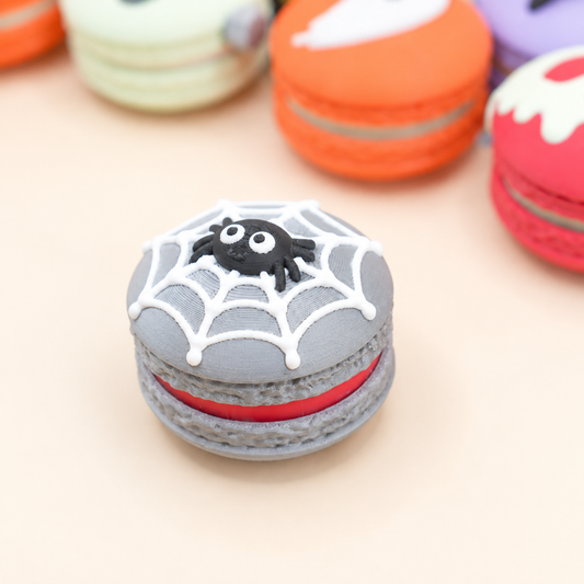 Webby Halloween Macaron Clicker & Keychain