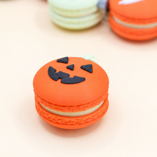 Jack O' Halloween Macaron Clicker & Keychain