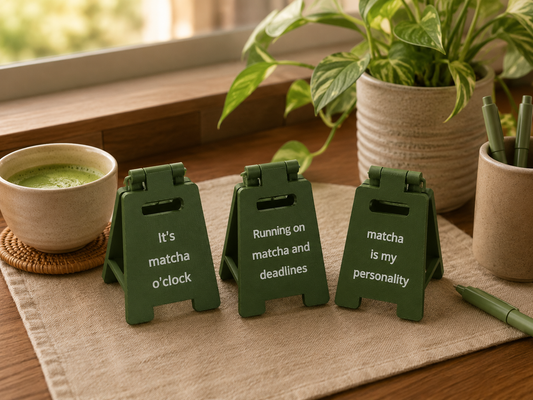 Mini Matcha Signs