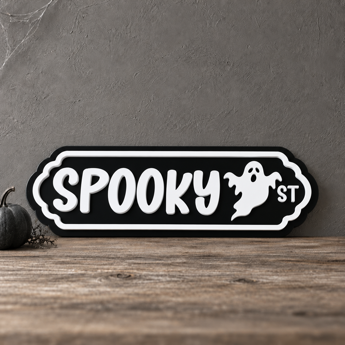 'Spooky ST' Sign Halloween Decor
