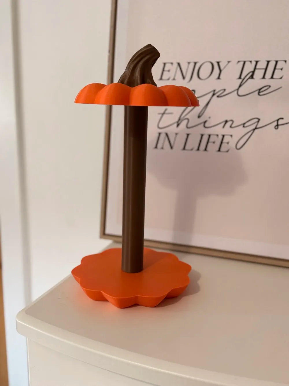 Pumpkin Paper Towel Roll Holder