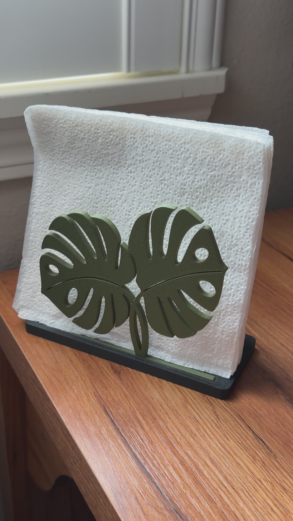 Monstera Napkin Holder